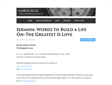 Tablet Screenshot of kairosblog.com
